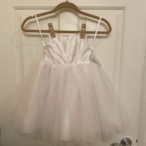 White Flower Girl Dress